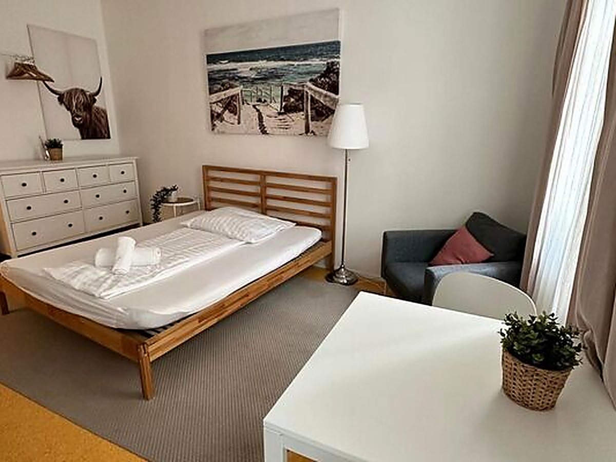 Apartment mit Wohn- & Schlafbereich — möbliertes Apartment auf Zeit in Graz, 30–38 m², Kurzzeitmiete über IMMOXX