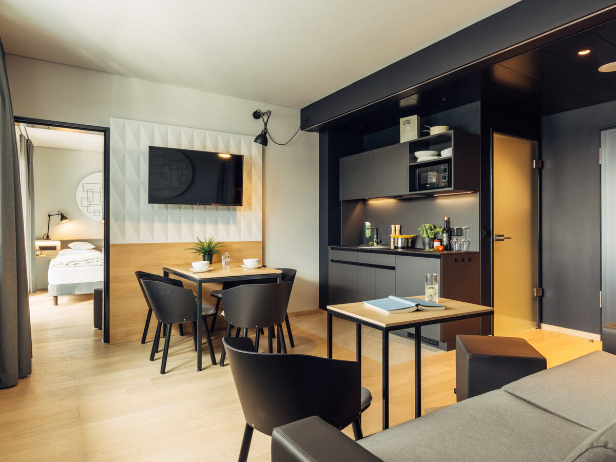 2-Zimmer-Apartment — möbliertes Apartment auf Zeit in Zürich, 65–70 m², Kurzzeitmiete über IMMOXX